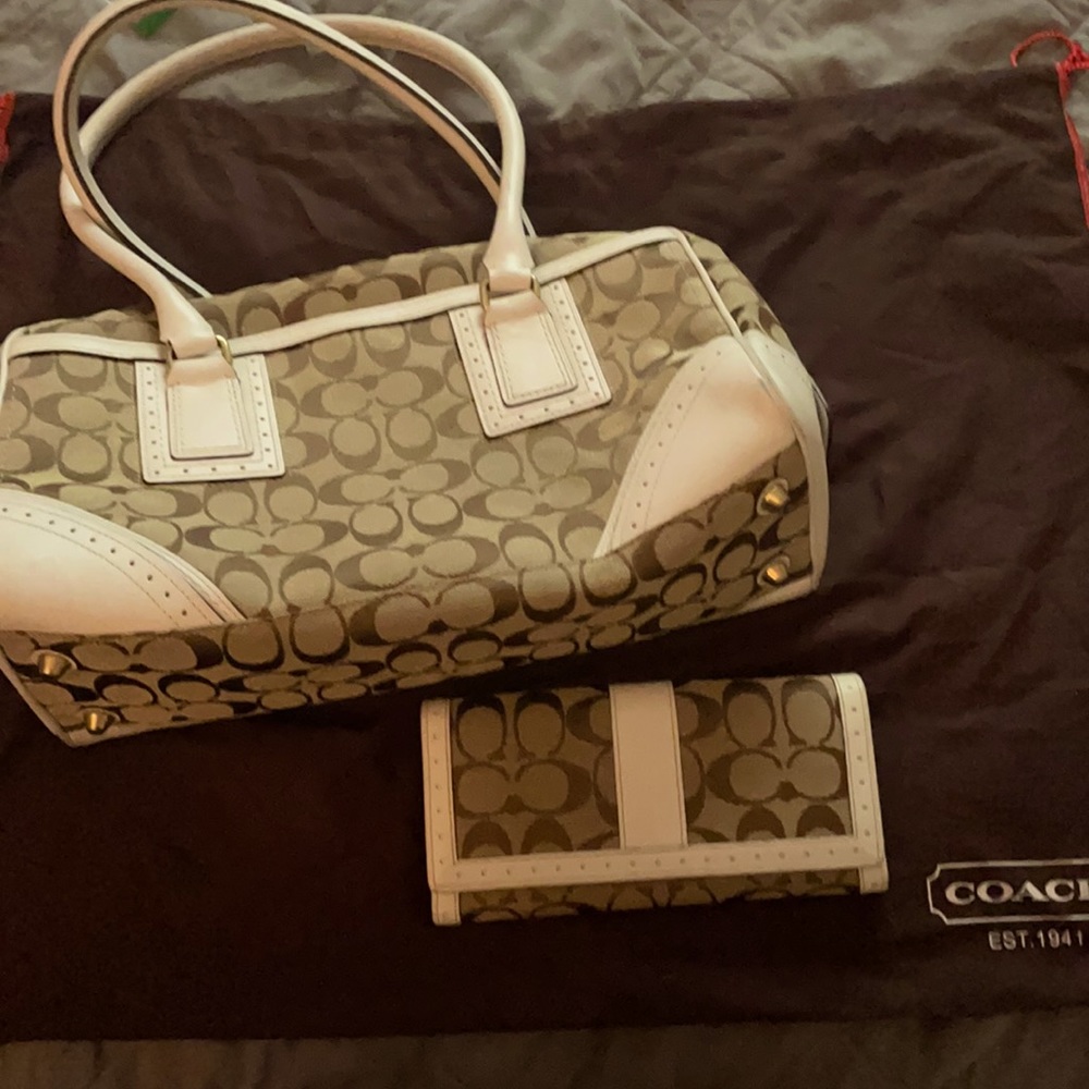 Coach purse and Wallet Set